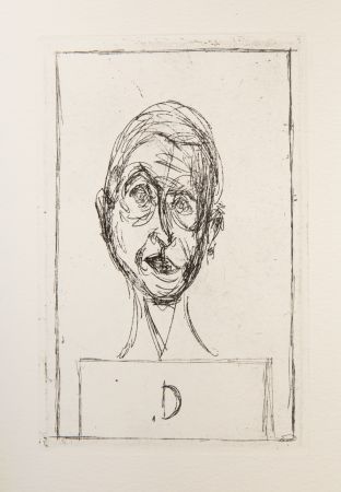 Гравюра Giacometti - Histoire de rats (Self Portrait II)