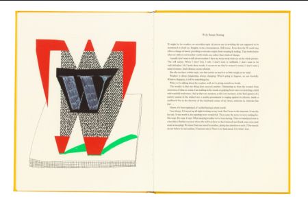 Многоэкземплярное Произведение Hockney - Hockney's Alphabet. 1991. Signed. 