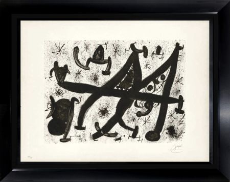 Литография Miró - Homage to Joan Prats