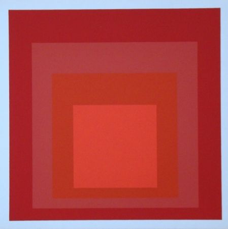 Сериграфия Albers - Homage to the Square - R-III a-4, 1968