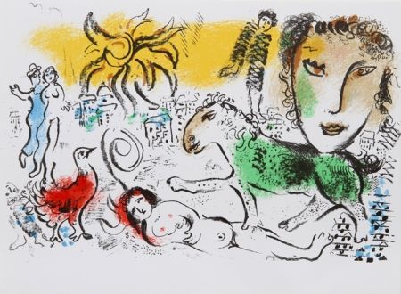 Литография Chagall - Homecoming