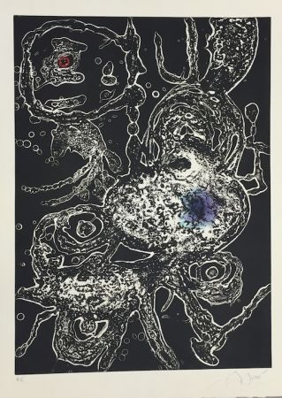 Офорт И Аквитанта Miró - Homenaje a Joan Miro