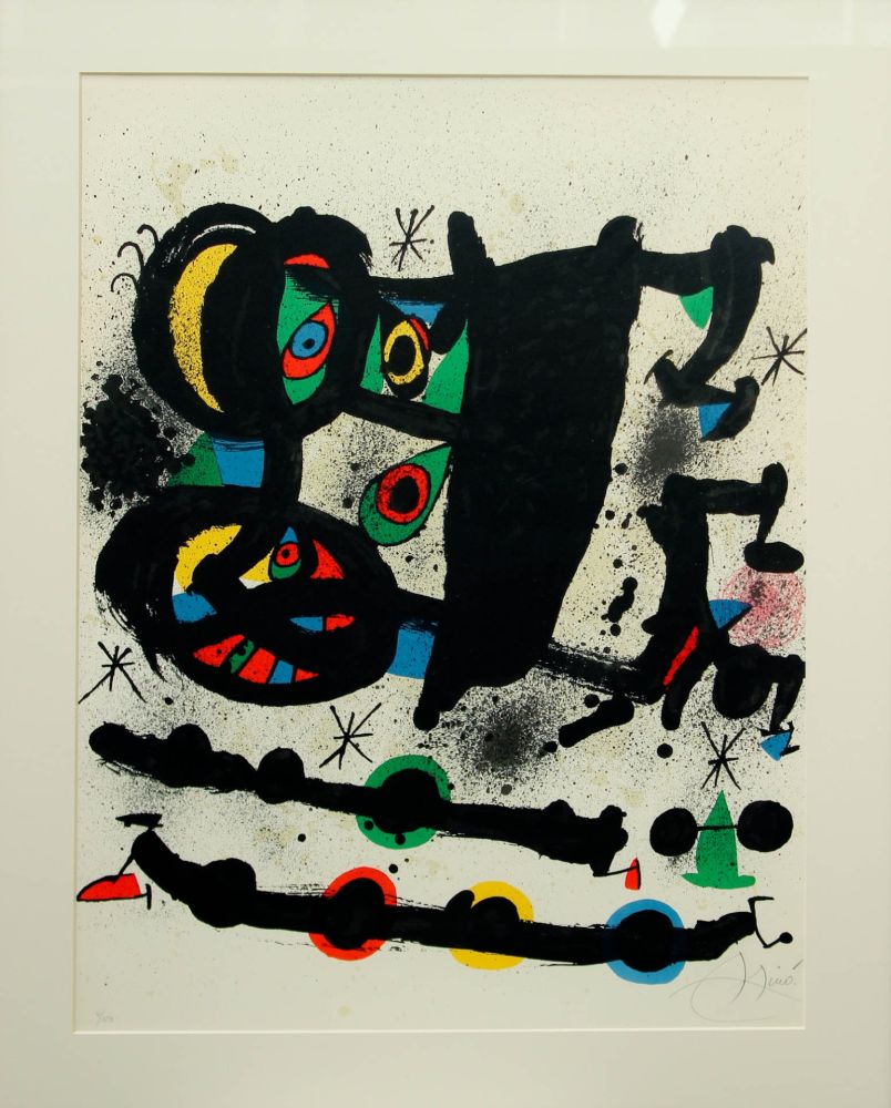 Литография Miró - HOMENAJE A JOSEP LLUIS-SERT