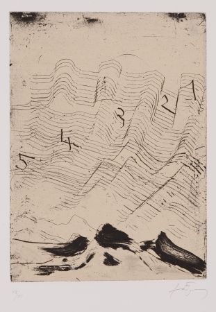 Офорт И Аквитанта Tàpies - Homenatge a Max Ernst