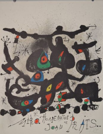 Литография Miró - Homentage A Joan Prats - M735