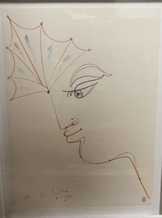 Литография Cocteau - Hommage 