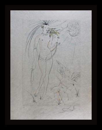 Гравюра Dali - Hommage a Albrecht Durer Venus & Cupid