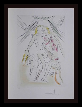 Гравюра Dali -  Hommage a Albrecht Durer Venus Mars Cupidon