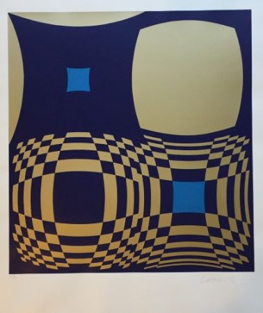 Сериграфия Vasarely - Hommage a Bartók