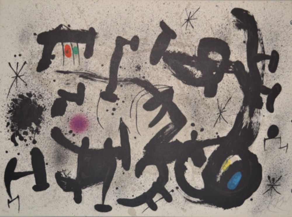Литография Miró - Hommage A Joan Prats - M1034