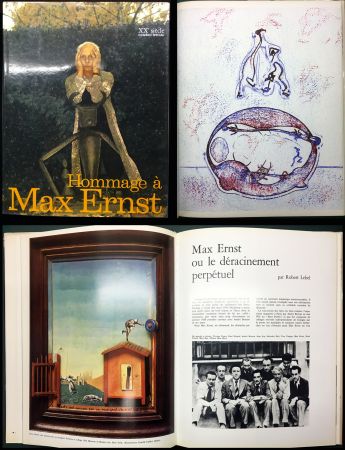 Иллюстрированная Книга Ernst - HOMMAGE A MAX ERNST - XXe Siècle - N° spécial 1971.