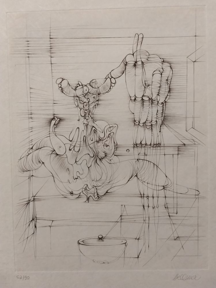 Литография Bellmer - Hommage a Picasso