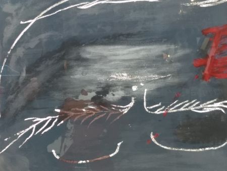 Литография Tàpies - Hommage a Picasso
