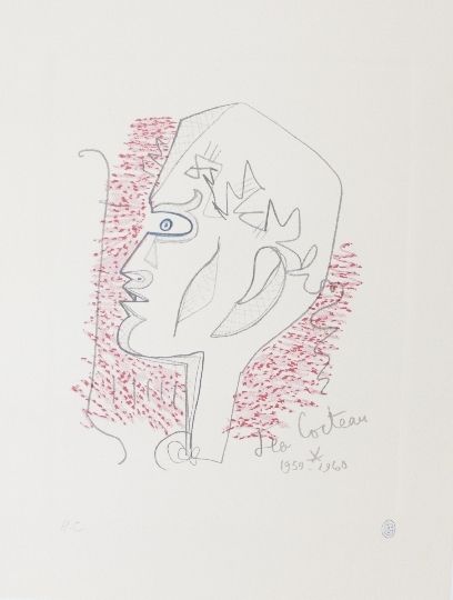 Литография Cocteau - Hommage Jean Cocteau 17