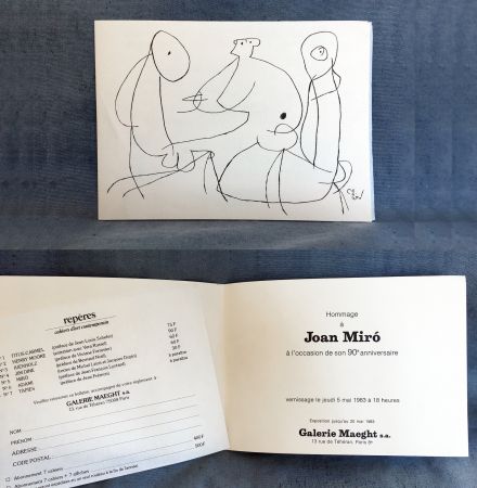 Нет Никаких Технических Miró - HOMMAGE À JOAN MIRO à l'occasion de son 90e anniversaire (1983)