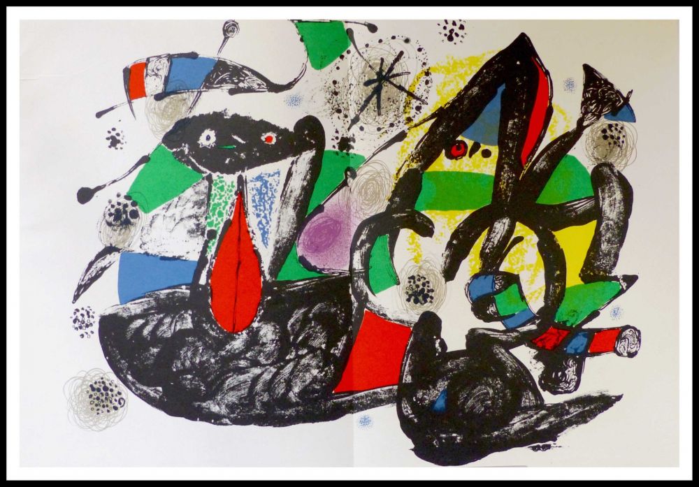 Литография Miró - Hommage à Dorothea Tanning 