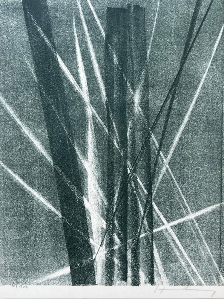 Литография Hartung - Hommage à Hans Arp 