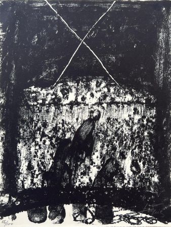 Литография Tàpies - Hommage à Hans Arp 