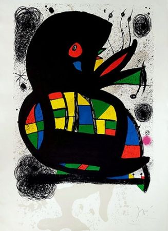 Литография Miró - Hommage à Maeght