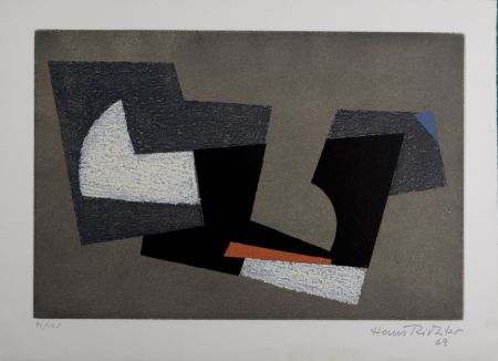 Гравюра Richter - Hommage à Marcel Duchamp, 1969 - Hand-signed