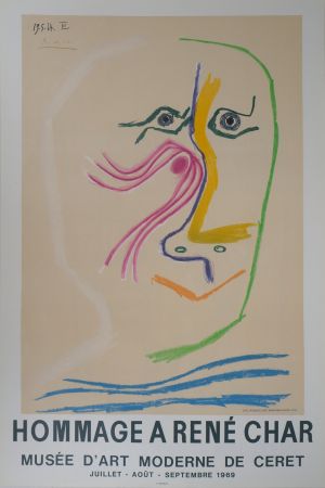 Иллюстрированная Книга Picasso - Hommage à René Char