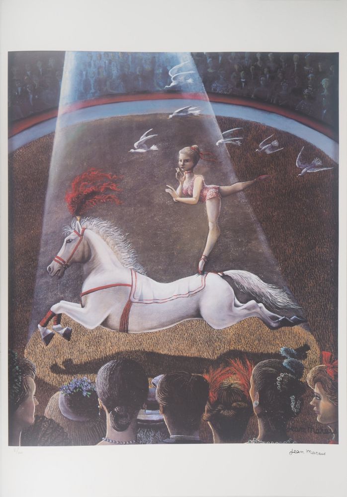Литография Marais  - Hommage à Toulouse-Lautrec : Le cirque