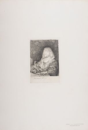 Фототипия Rembrandt - Homme avec chaine et croix