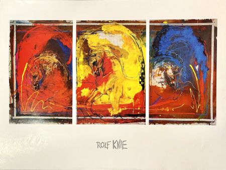 Цифровой Эстамп Knie - Horse Triptych