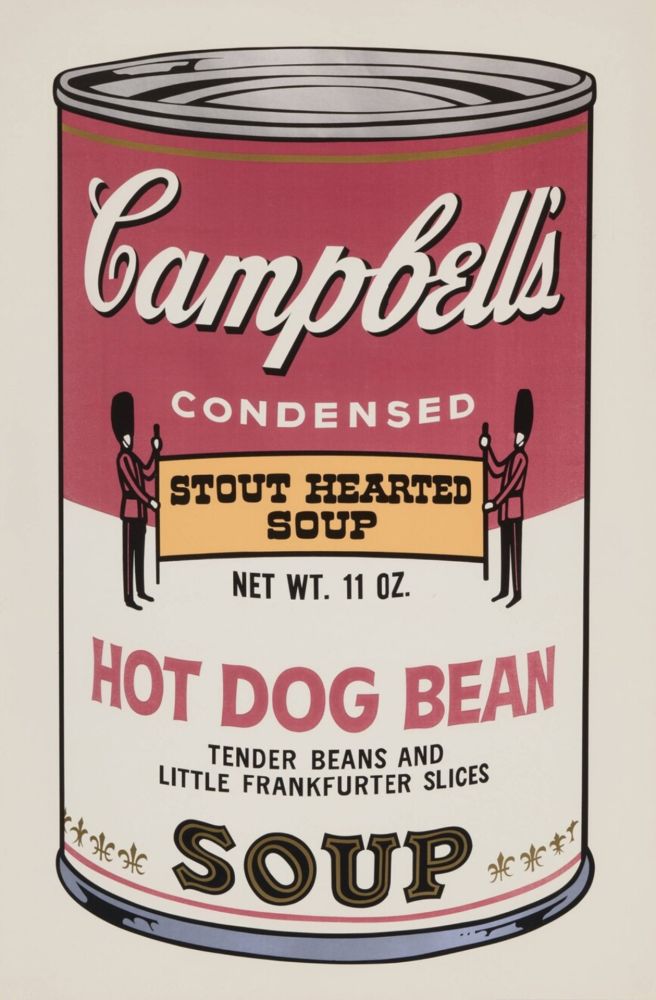 Сериграфия Warhol - Hot Dog Bean (from Campbell's Soup II)