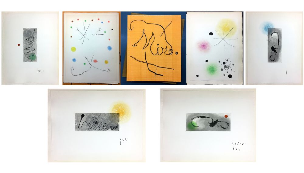 Иллюстрированная Книга Miró - HÉRACLITE D'ÉPHÈSE. Avec 12 gravures originale de Joan Miró (1965)