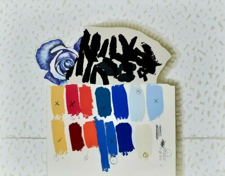 Литография Pozzati - I campioni colorati