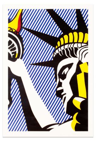 Сериграфия Lichtenstein - I Love Liberty, 1982