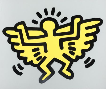 Сериграфия Haring - Icons (C) - Winged Angel