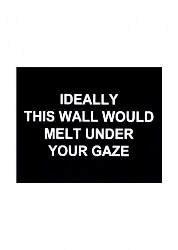 Гравюра Prouvost  - Ideally this wall would melt under your gaze