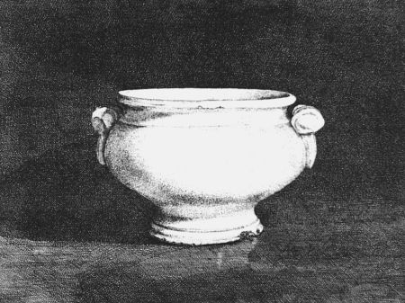 Офорт Cacciarini - Il vaso bianco