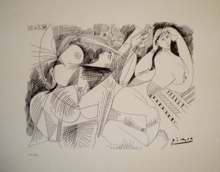Литография Picasso - Ilustración para La Celestina