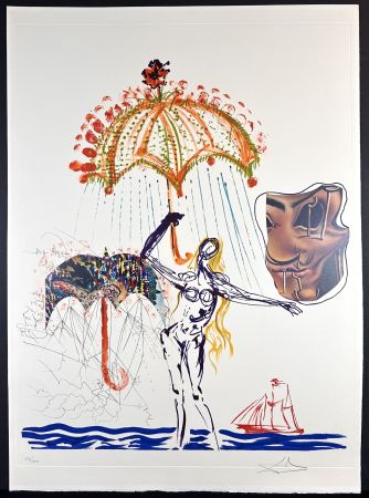Гравюра Dali - Imaginations & Objects of The Future Anti-Umbrella with Atomized Liquid