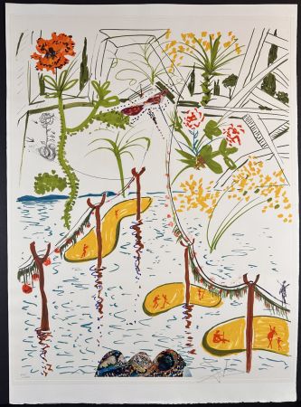 Гравюра Dali - Imaginations & Objects of The Future Biological Garden