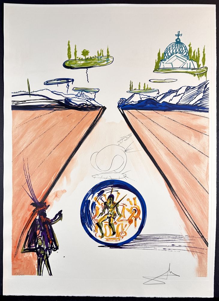 Гравюра Dali - Imaginations & Objects of The Future Intra-Uterine Paradisiac Locomotion