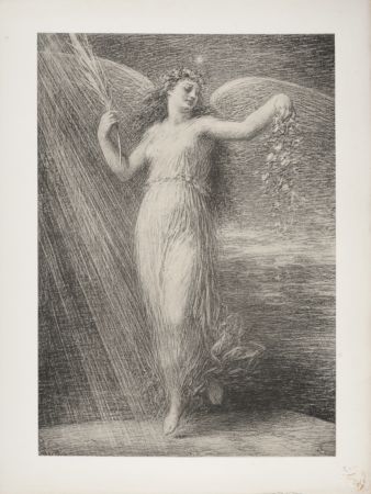 Литография Fantin-Latour - Immortalité, 1898