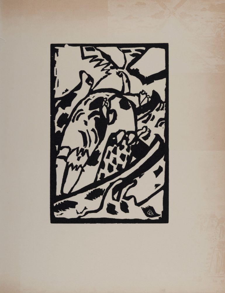Гравюра На Дереве Kandinsky (After) - Improvisation 7, Klänge, 1974