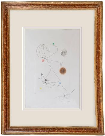 Акватинта Miró - Incertitude prolongée