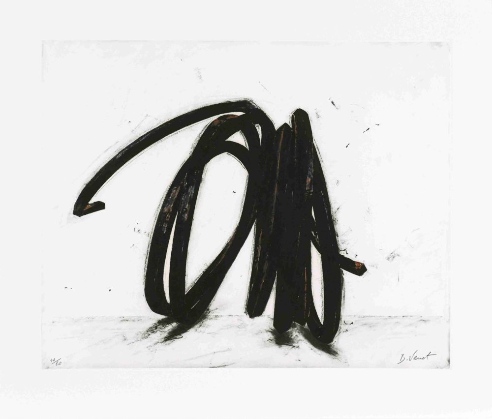 Офорт Venet - Indeterminate Line II