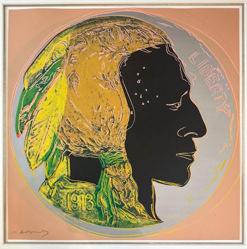 Сериграфия Warhol - Indian Head Nickel TP