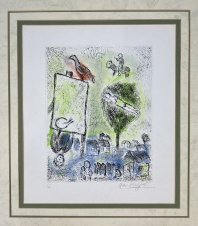 Офорт И Аквитанта Chagall - Inspiration ( from Songes portfolio )