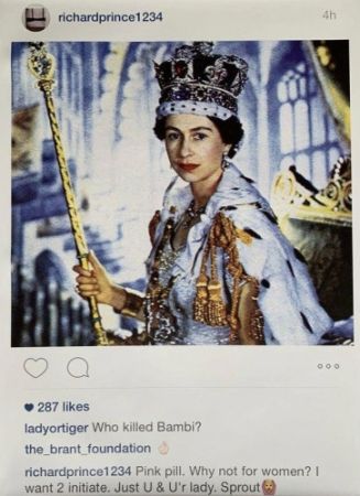 Многоэкземплярное Произведение Prince - Instagram New Portraits - Queen Elizabeth II ,