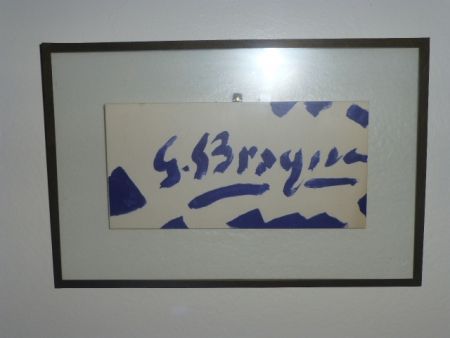 Литография Braque - Invitation à la galerie Maeght