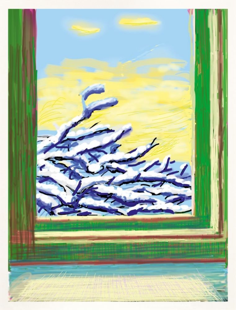 Нет Никаких Технических Hockney - IPad drawing `No 610`, 23rd December 2010