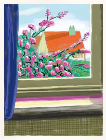 Цифровой Эстамп Hockney - IPad drawing  ‘No. 778’, 17th April 2011 | Do remember they can’t cancel the spring