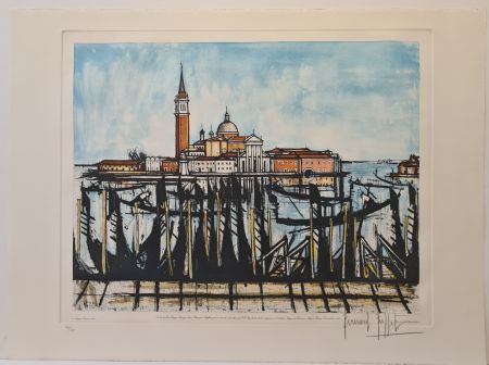 Гравюра Buffet - Isola di San Giorgio Venezia 